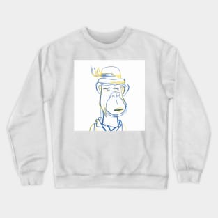 dandy monkey ecopop fancy and stubborn sketch Crewneck Sweatshirt